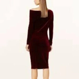 Ambiance red‎ velvet mini dress
